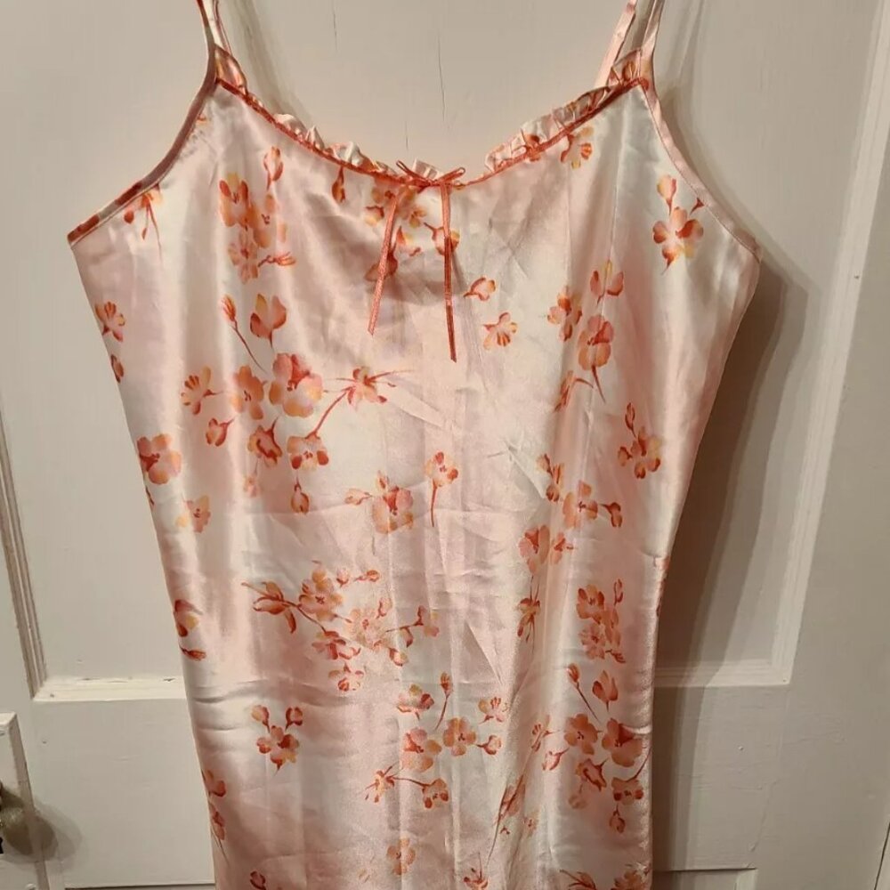 Avon Intimates Dogwood Cherry Blossom Large Pink Babydoll Nightie Lingerie